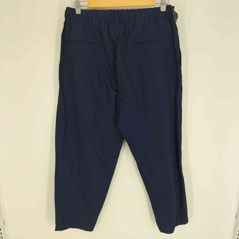 ヨウジヤマモトプールオム Yohji Yamamoto POUR HOMME 25SS double stitch rubber pants ダブル ステッチ ゴム パンツ メンズ JPN:1